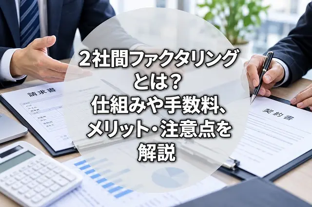 2社間ファクタリングとは？仕組みや手数料、メリット・注意点を解説